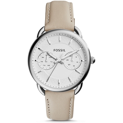 Fossil ES3806 Uhrenarmband Leder Beige
