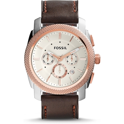 Fossil FS5040  Uhrenarmband Leder Braun