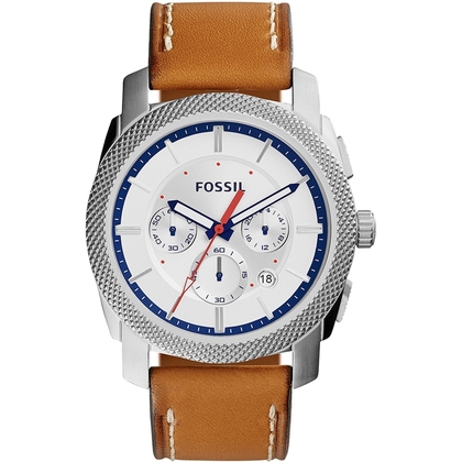 Fossil FS5063 Uhrenarmband Leder Braun
