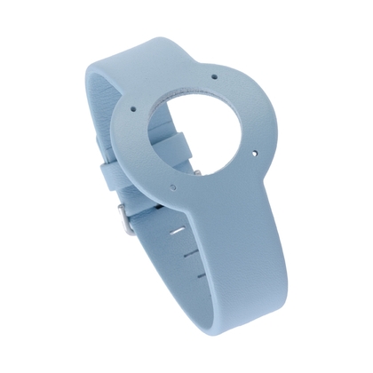 Jacob Jensen Uhrenarmband Strata Hellblaues Leder 16mm 