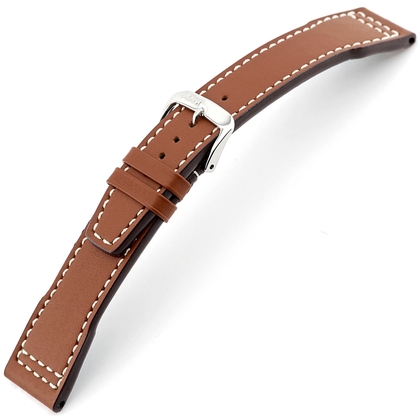 Rios Blizzard Uhrenarmband für IWC Kalbsleder Cognac