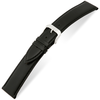 Rios Toscana Uhrenarmband Kalbsleder Schwarz