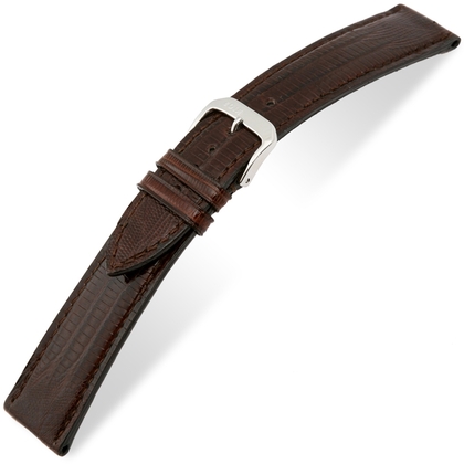 Rios Avenue Uhrenarmband Teju Eidechsenleder Braun