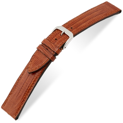 Rios Avenue Uhrenarmband Teju Eidechsenleder Cognac