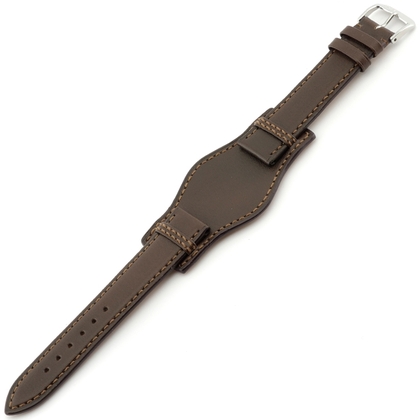 Rios Tula Bund Uhrenarmband Juchtenleder Braun