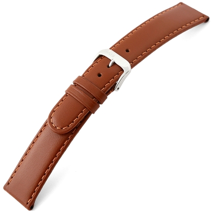 Rios Arizona Uhrenarmband Sattelleder Cognac
