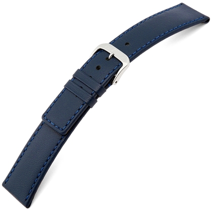 Rios Cashmere Uhrenarmband Lammleder Blau
