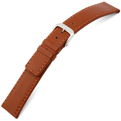 Rios Cashmere Uhrenarmband Lammleder Cognac