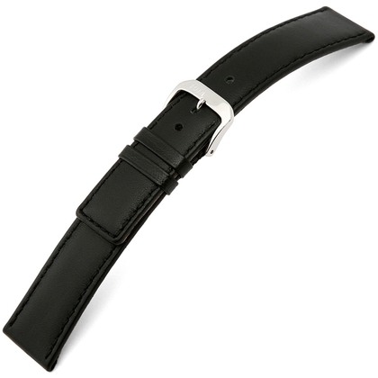 Rios Cashmere Uhrenarmband Lammleder Schwarz