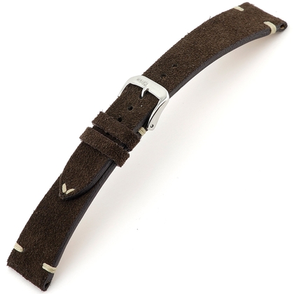 Rios Hudson Uhrenarmband Wildleder Mokka