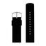 Picto Uhrenarmband Gummi Schwarz - 20mm