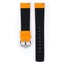 Hirsch Carbon Uhrenarmband 100 m Water-Resistant Orange