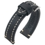 Hirsch Liberty Uhrenarmband Sattelleder Schwarz