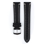 Hirsch Liberty Uhrenarmband Sattelleder Schwarz