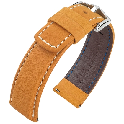 Hirsch Mariner Uhrarmband 100m Wasserfest Honig