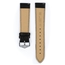 Hirsch Merino Uhrenarmband Nappa Leder Schwarz