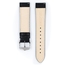 Hirsch Modena Uhrenarmband Alligatorgrain Schwarz