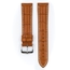 Hirsch Modena Uhrenarmband Alligatorgrain Honig