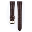 Hirsch London Louisiana Uhrenarmband Alligator Matt Braun