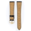 Hirsch London Louisiana Alligator Uhrenarmband Matt Schwarz
