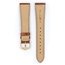 Hirsch London Louisiana Alligator Uhrenarmband Matt Goldbraun