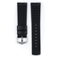 Hirsch Tiger Performance Uhrenarmband Schwarz / Kautschuk / Leder 300m WR