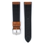 Hirsch James Performance Uhrenarmband Leder Goldbraun/Kautschuk Schwarz 300m WR