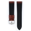 Hirsch Paul Performance Uhrenarmband Braun / Schwarz / Leder / Kautschuk 300m WR