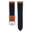 Hirsch Paul Performance Uhrenarmband Honig / Schwarz / Leder / Kautschuk 300m WR