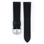 Hirsch Paul Performance Uhrenarmband Schwarzes Leder auf Kautschuk 300m WR