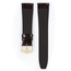 Hirsch Prestige Uhrenarmband Glänzendes Krokodilleder Braun