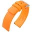 Hirsch Pure Uhrenarmband Premium Kautschuk Orange