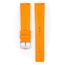 Hirsch Pure Uhrenarmband Premium Kautschuk Orange