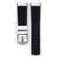 Hirsch Tiger Performance Uhrenarmband Weiss / Schwarz / Kautschuk / Leder 300m WR