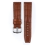 Hirsch Tritone Uhrenarmband Louisiana Alligator Halb-Matt Goldbraun