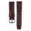 Hirsch Tritone Uhrenarmband Louisiana Alligator Halb-Matt Braun
