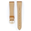 Hirsch Massai Uhrenarmband Straussenleder Goldbraun