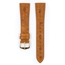 Hirsch Massai Uhrenarmband Straussenleder Goldbraun