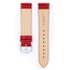 Hirsch Toronto Uhrenarmband Italienisches Kalbsleder Rot