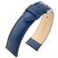 Hirsch Kansas Uhrenarmband Kalbsleder Büffelstruktur Blau
