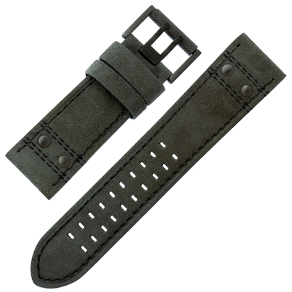 Luminox Atacama Field 1880/1890 Uhrenarmband Leder Grau 26mm - FE.1880.80H.80RI