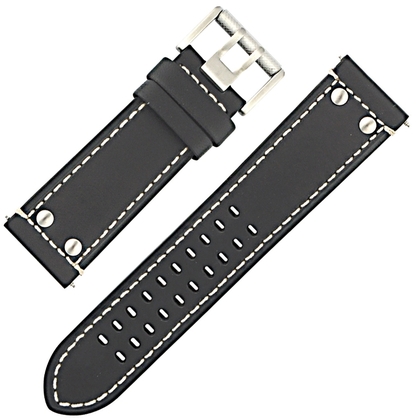 Luminox Atacama Field 1880/1890 Uhrenarmband Leder Schwarz 26mm - FE.1880.20Q