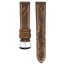 Hirsch Lynyrd Uhrenarmband Kudu Antilopenleder Matt Braun