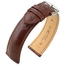 Hirsch Genuine Alligator Louisiana Uhrenarmband Alligatorleder Matt Braun