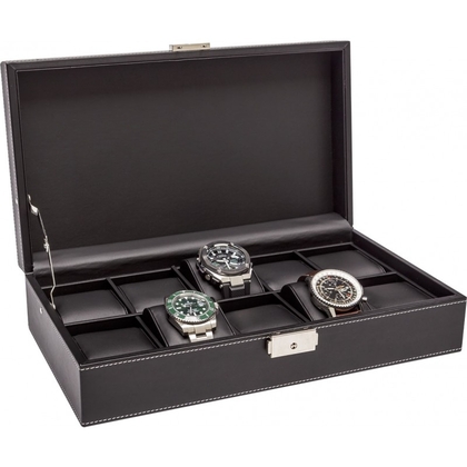 La Royale Classico 10 Uhrenbox Schwarz - 10 Uhren
