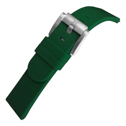 Marc Coblen / TW Steel Silikon Uhrenarmband Dunkelgrün 22mm