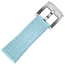 Marc Coblen / TW Steel Uhrenarmband Hellblau Leder Schlange 22mm 