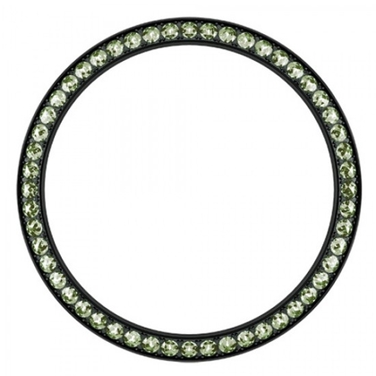 Marc Coblen / TW Steel Lünette 42mm Schwarzer Stahl Hellgrüner Kristallrand - MCB42B214