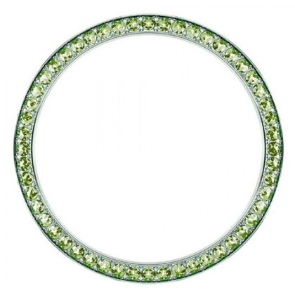 Marc Coblen / TW Steel Lünette 42mm Rostfreier Stahl Hellgrüner Kristallrand - MCB42S214