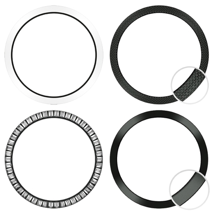 Marc Coblen 45mm SET 4x Lünetten Schwarzer Stahl Kombi